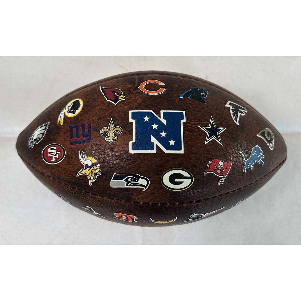 Wilson Throwback NFL 32 Team Logo NFC/AFC American Football Ball